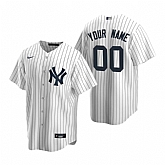 New York Yankees Customized Nike White Stitched MLB Cool Base Home Jersey,baseball caps,new era cap wholesale,wholesale hats